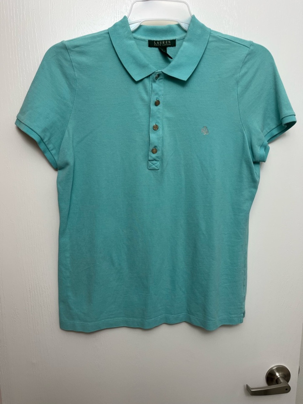 Ralph Lauren Women's Teal Polo Shirt